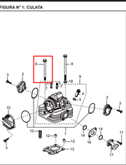 TORNILLO 06X105 CULATA BOXER ORIGINAL - Mundimotos