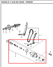 TENSOR CADENILLA BOXER CT/WIND ORIGINAL - Mundimotos
