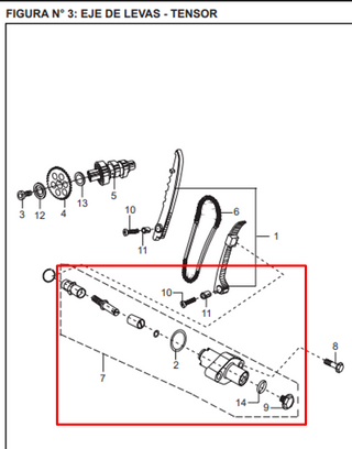 TENSOR CADENILLA BOXER CT/WIND ORIGINAL - Mundimotos