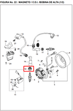 Load image into Gallery viewer, CAUCHO BUJIA PULSAR/DISCOVER ORIGINAL - Mundimotos