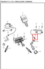 Load image into Gallery viewer, CAUCHO CAPUCHON BUJIA PULSAR ORIGINAL - Mundimotos