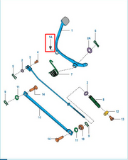 CAUCHO PEDAL FRENO BOXER ORIGINAL - Mundimotos