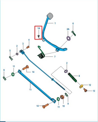 CAUCHO PEDAL FRENO BOXER ORIGINAL - Mundimotos