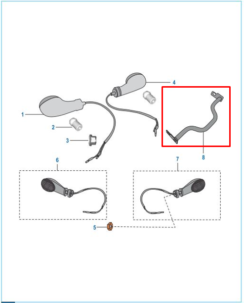 SOPORTE DIREC RR BOXER CT/TEC ORIGINAL - Mundimotos