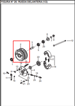 Load image into Gallery viewer, CAMPANA FR BOXER 100 CT/K-TEC ORIGINAL - Mundimotos
