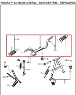 Cargar imagen en el visor de galería, POSAPIE FR BOXER CT/TEC/PLATINO ORIGINAL - Mundimotos