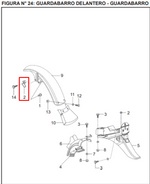Cargar imagen en el visor de galería, ABRAZADERA GUIA CABLE BOXER UG ORIGINAL - Mundimotos