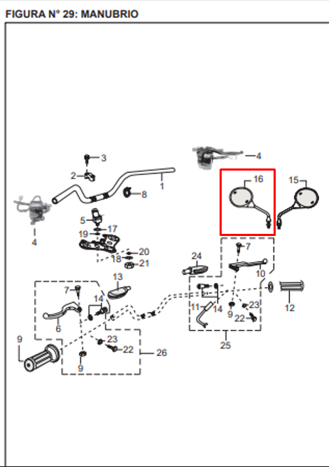 ESPEJO LH BOXER TEC ORIGINAL - Mundimotos