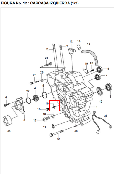 ARANDELA TAPON OIL CAJA BOXER K-TE ORIGINAL - Mundimotos