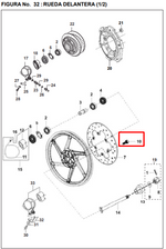 Cargar imagen en el visor de galería, TORNILLO DISCO PULSAR II ORIGINAL - Mundimotos
