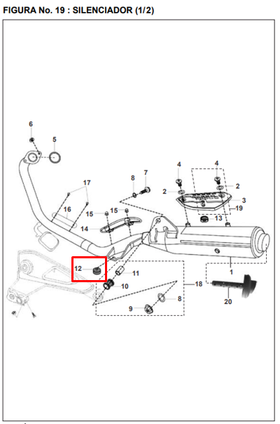 CAUCHO GATO CENTRAL BOXER ORIGINAL - Mundimotos