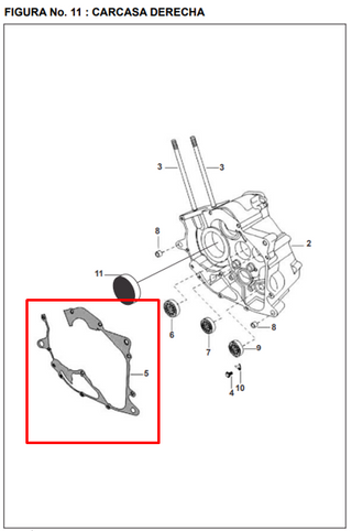 EMPAQUE CAJA PULSAR ORIGINAL - Mundimotos