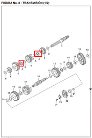 PINON EP 3RA 21T PULSAR UG-200-220 ORIGINAL - Mundimotos