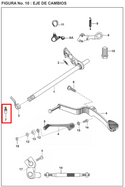 TORNILLO TOPE CAMB. PULSAR 180UG/200 ORIGINAL - Mundimotos