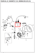 Load image into Gallery viewer, CAPUCHON BUJIA PULSARDTS-I/DISCOVE ORIGINAL - Mundimotos