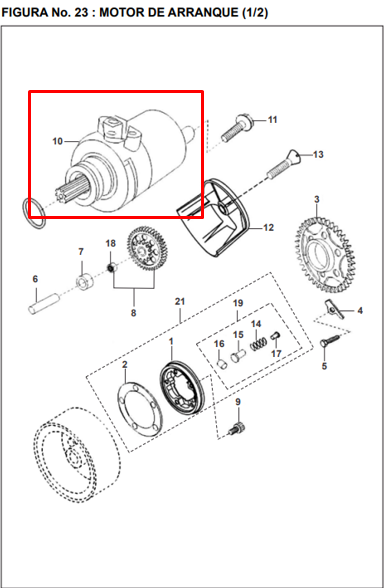 MOTOR ARR. PULSARII ORIGINAL - Mundimotos