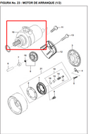 MOTOR ARRANQUE PULSAR UG ORIGINAL - Mundimotos