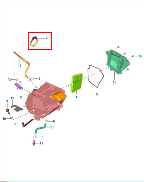 ABRAZADERA CARBURADORURADOR PULSAR/DISCO ORIGINAL - Mundimotos