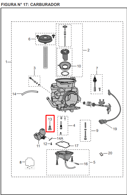 AGUJA FLOTADOR PULSAR 180/200/SZ-R ORIGINAL - Mundimotos