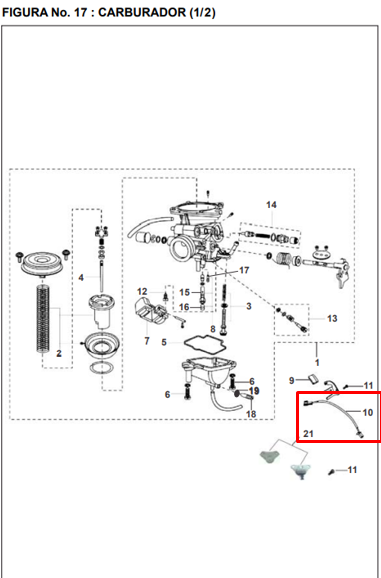 SENSOR CARBURADORURADOR DISCOVER 150 ST/F ORIGINAL - Mundimotos