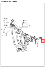 Cargar imagen en el visor de galería, CAUCHO TAPA LATERAL PULSAR ORIGINAL - Mundimotos