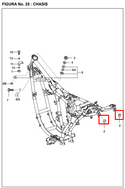 CAUCHO TAPA LATERAL PULSAR ORIGINAL - Mundimotos