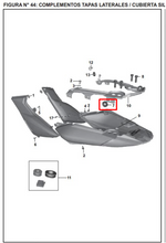 Cargar imagen en el visor de galería, CAUCHO TAPA LATERAL PULSAR ORIGINAL - Mundimotos