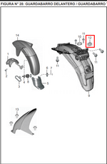 Cargar imagen en el visor de galería, CAUCHO TAPA LATERAL PULSAR ORIGINAL - Mundimotos