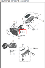 Cargar imagen en el visor de galería, CAUCHO TOPE POSAPIE PULSAR ORIGINAL - Mundimotos