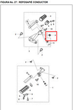 Cargar imagen en el visor de galería, CAUCHO TOPE POSAPIE PULSAR ORIGINAL - Mundimotos