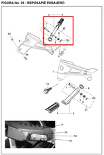 Cargar imagen en el visor de galería, POSAPIE RR RH PULSAR 135/180/200/ ORIGINAL - Mundimotos