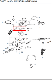 Manubrio Bajaj Pulsar 180 Dts-I Original - Genuine parts