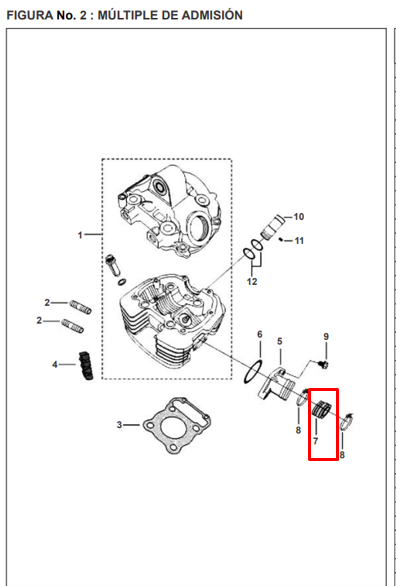 SOPORTE CARBURADORURADOR PULSAR DTS-I/TE ORIGINAL - Mundimotos