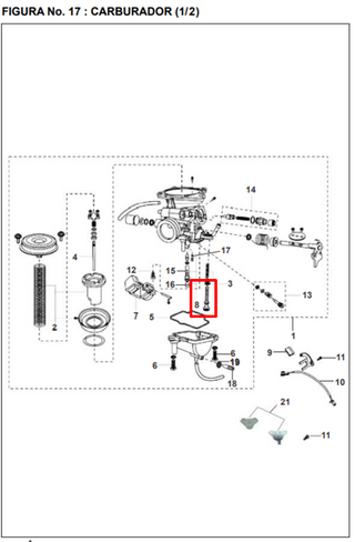 KIT BOQUEREL PULSAR DTS-I TEC/BLAC ORIGINAL - Mundimotos