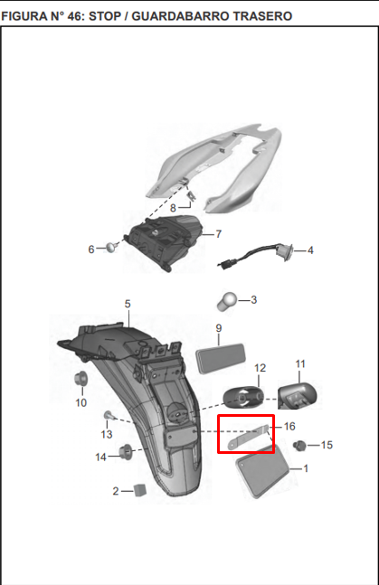 PORTA PLACA DISCOVER/PULSAR ORIGINAL - Mundimotos