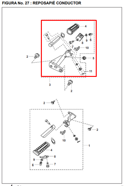 POSAPIE FR RH PULSAR ORIGINAL - Mundimotos