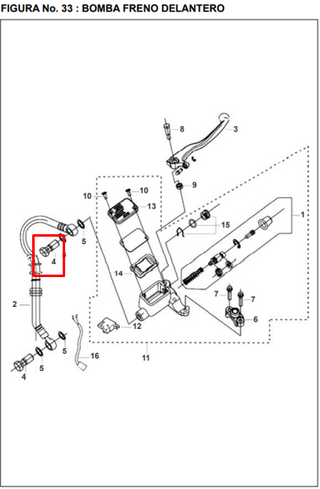 TORNILLO OIL 10X20 PULSAR 180UG ORIGINAL - Mundimotos