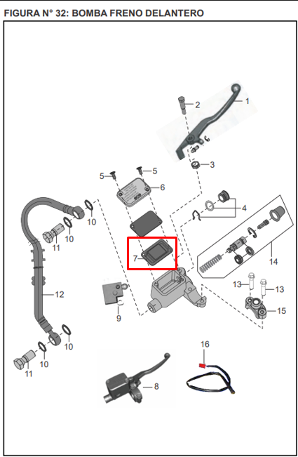 DIAFRAGMA BOMBA FRENO PULSARII ORIGINAL - Mundimotos