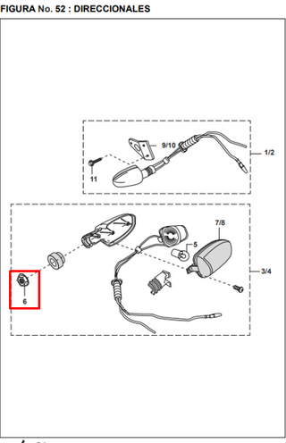 COCA DIRE.FR-LH/RR-RH PULSAR ORIGINAL - Mundimotos