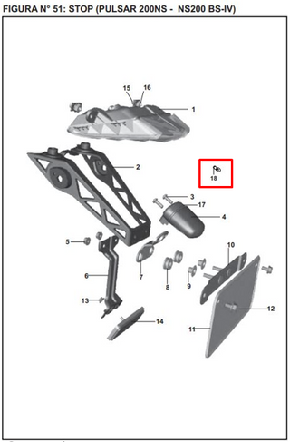 BOMBILLO 12V-5W T10 DISC125-135 ORIGINAL - Mundimotos