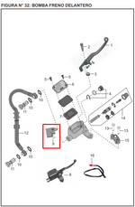 Cargar imagen en el visor de galería, SWITCH STOP FR PULSAR BLACK ORIGINAL - Mundimotos