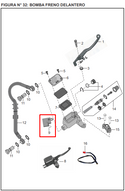 SWITCH STOP FR PULSAR BLACK ORIGINAL - Mundimotos