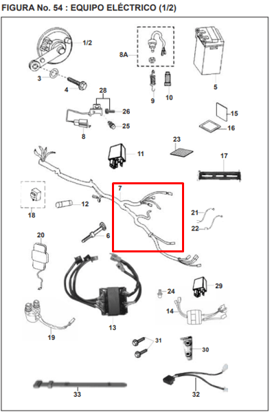 Ramal Bajaj Pulsar 180Ug Gt Original - Genuine parts