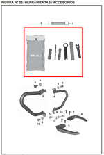 Load image into Gallery viewer, ESTUCHE HERRAMIENTA PULSAR ORIGINAL - Mundimotos