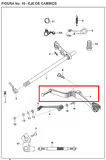 Cargar imagen en el visor de galería, PEDAL CAMBIOS PULSAR 200/UG  ORIGINAL - Mundimotos