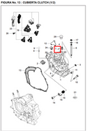 PIN LEVA CLUTCH PULSAR UG/200/220 ORIGINAL - Mundimotos