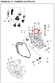 PIN LEVA CLUTCH PULSAR UG/200/220 ORIGINAL - Mundimotos