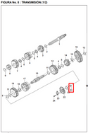 ORING PINON SALIDA PULSAR UG/220 ORIGINAL - Mundimotos