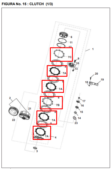 DISCO CLUTCH (6) PULSAR 180DSI/DISC ORIGINAL - Mundimotos