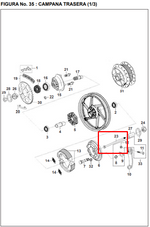Load image into Gallery viewer, EJE 15X305 R14MM RR PULSAR UG ORIGINAL - Mundimotos